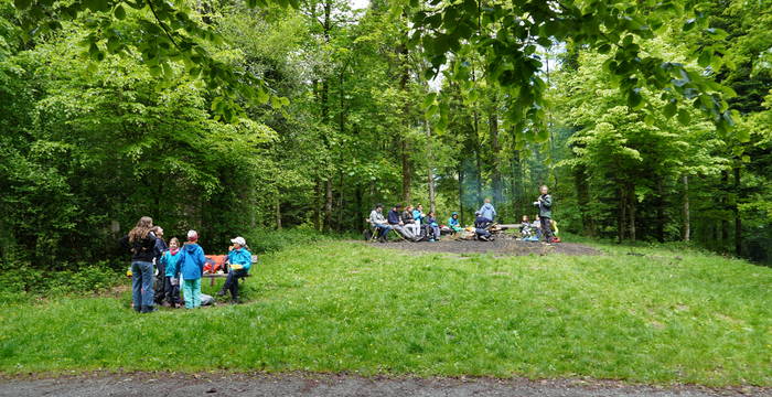 Spiel und Spass im Wald