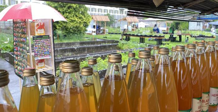 Sortensäfte am Chlostermarkt Solothurn