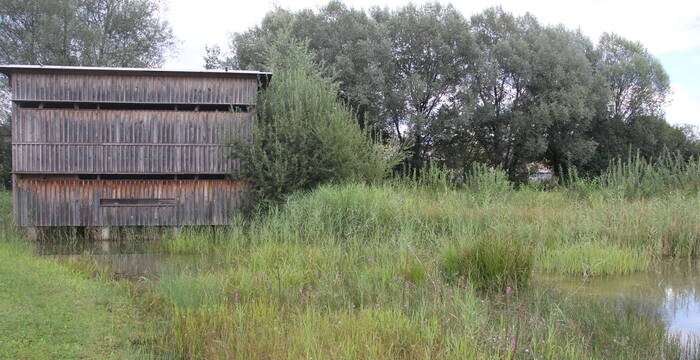 Beobachtungshütte im Ronfeld