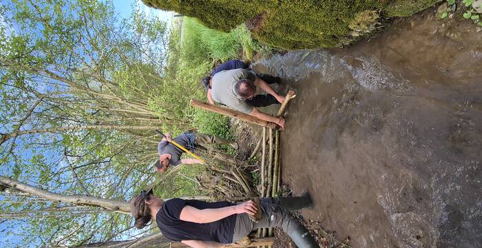 Anpacken für die Seeforelle