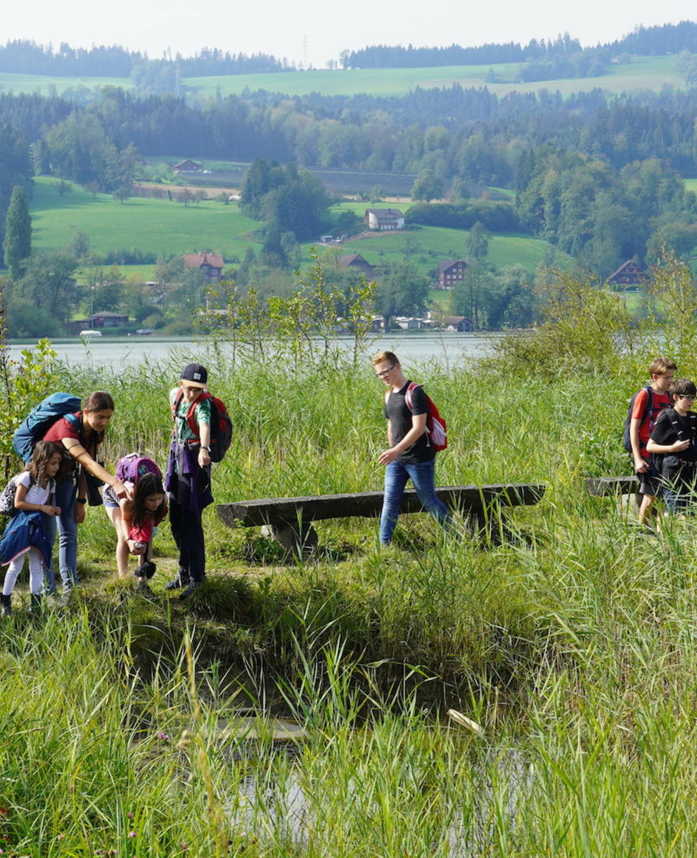 Naturbeobachtungen mit der Jugendgruppe