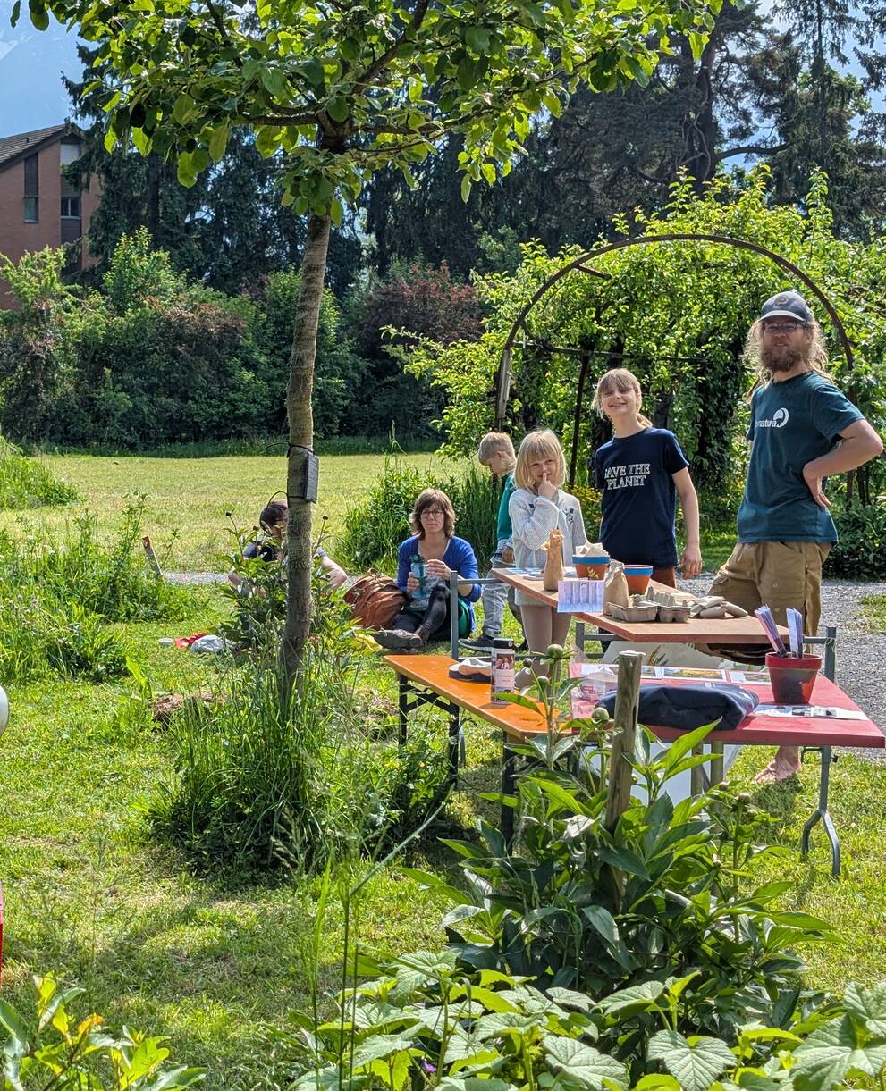 Basteln und Raten mit der Jugendgruppe von Pro Natura Luzern